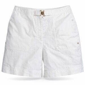 Ralph Lauren White Cargo Shorts Womens Size 10 Classic Utility